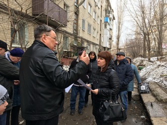 Юлия Видяйкина провела выездной прием граждан